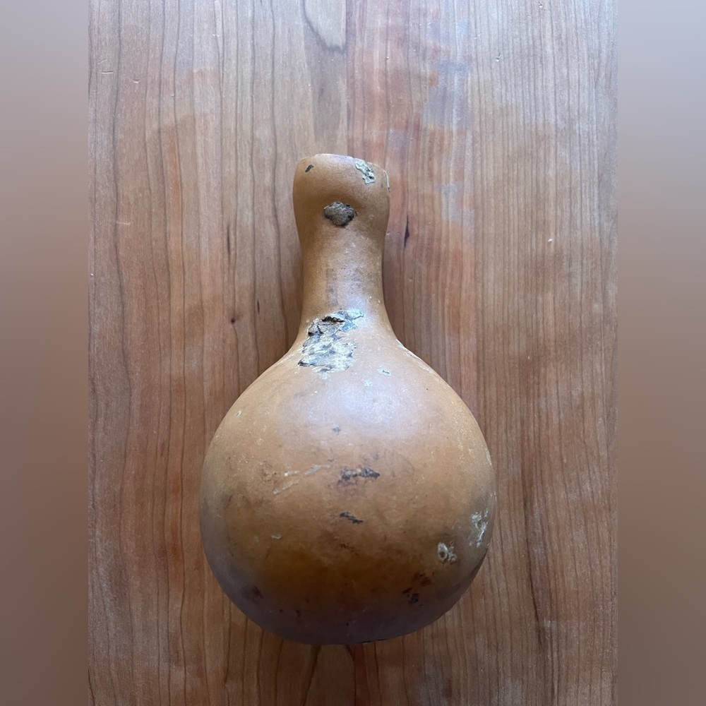 Rustic natural dried calabash gourd
